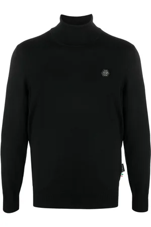 Philipp Plein Roll-neck merino wool jumper
