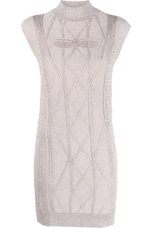 Liu Jo Cut-out lurex minidress