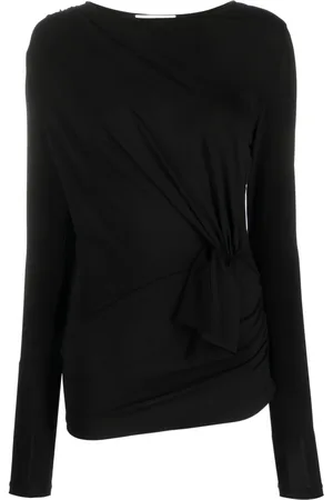 Nina Ricci Knot-detail jersey top