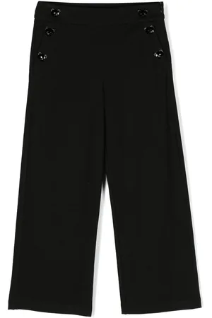 Moschino Logo-print straight-leg trousers