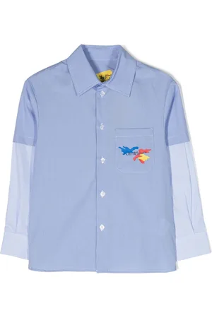 OFF-WHITE Check-pattern cotton shirt