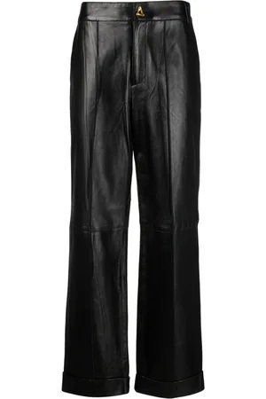 AERON Zima leather cropped trousers