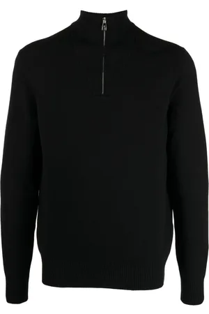 Dunhill Half-zip wool jumper