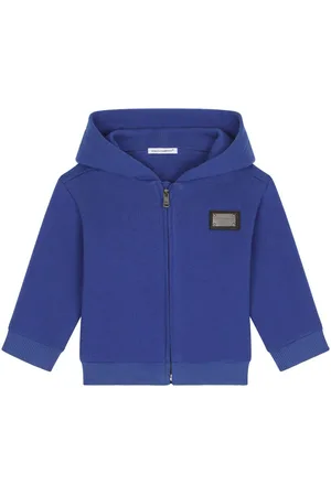 Dolce & Gabbana Logo-plaque zip-up hoodie