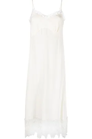 Simone Rocha Lace-trim midi dress
