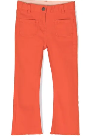 Stella McCartney Logo-patch straight-leg jeans