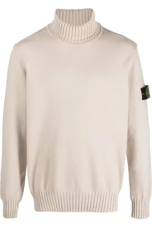 Stone Island Compass-motif roll-neck jumper
