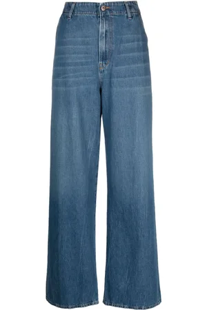 3x1 Wided-leg cotton jeans