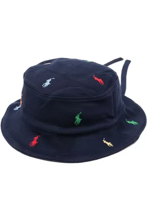 Ralph Lauren Polo Pony-embroidered cotton sun hat