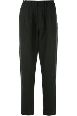 HANDRED Linen straight trousers