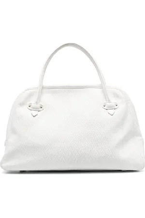 Giorgio Armani 2000 zigzag pattern zipped handbag