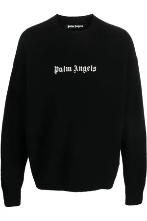 Palm Angels Logo-embroidered jumper