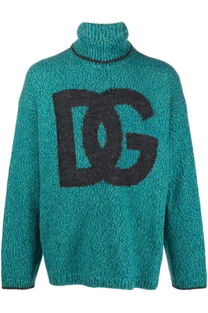 Dolce & Gabbana Intarsia-knit logo jumper