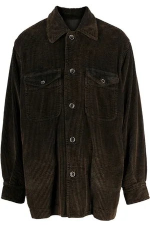 UMA WANG Corduroy button-up shirt jacket