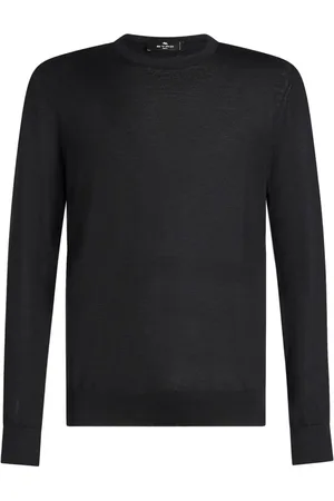 Etro Logo-embroidered crew-neck jumper