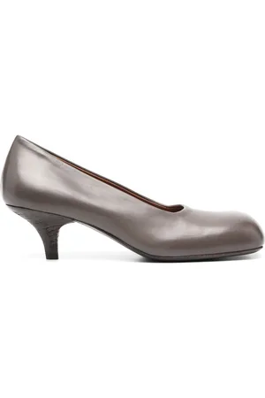 MARSÈLL 50mm square-toe leather pumps