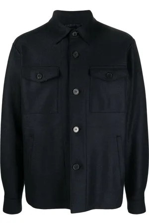 Harris Wharf London Button-up virgin-wool shirt jacket
