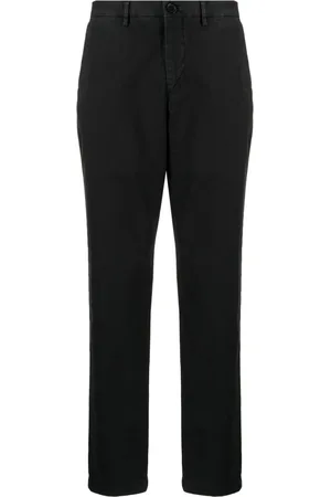 Paul Smith Zebra-embroidered twill straight-leg trousers
