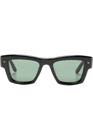 VALENTINO GARAVANI Logo-plaque tinted sunglasses