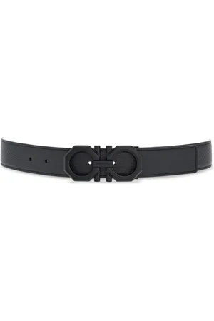 Salvatore Ferragamo Logo-buckle leather belt