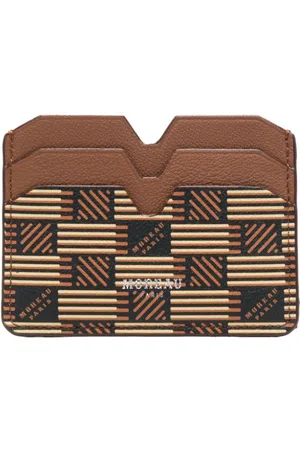MOREAU Monogram-pattern leather wallet