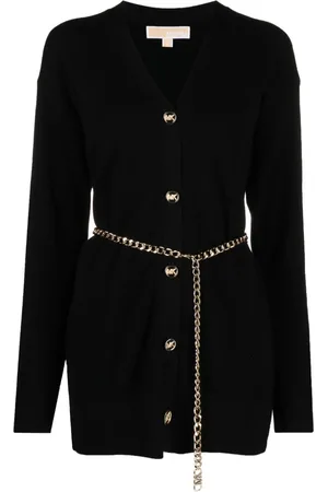 Michael Kors Chain-belt knitted cardigan