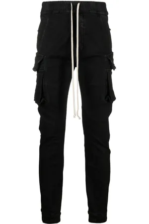 Rick Owens Mastodon drawstring slim-fit trousers