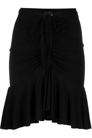 The Andamane Natasha ruched drawstring miniskirt