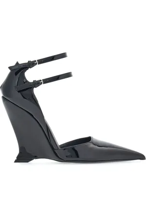 Salvatore Ferragamo 105mm pointed-toe high-wedge sandals