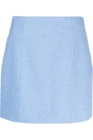 Patou Linen-blend miniskirt
