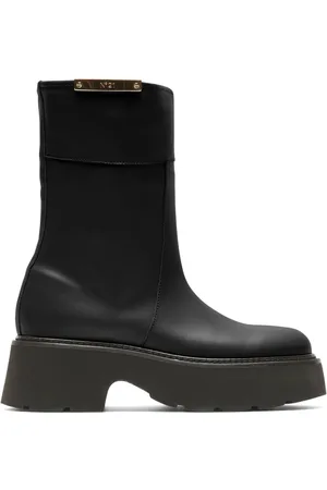 Nº21 Logo-plaque leather boots