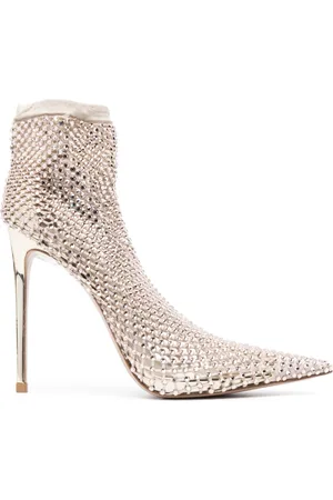 LE SILLA Gilda 125mm crystal-embellished pumps