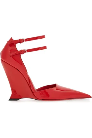 Salvatore Ferragamo 105mm pointed-toe high-wedge sandals