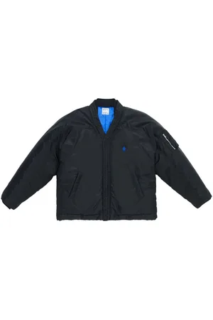 MARCELO BURLON Embroidered-logo lightweight bomber jacket