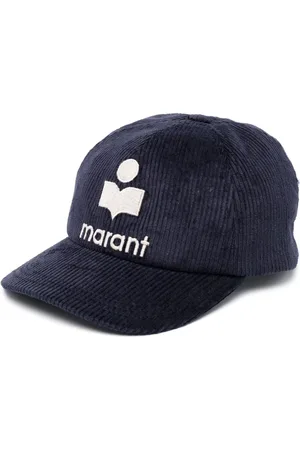 Isabel Marant Tyron logo-embroidered corduroy cap