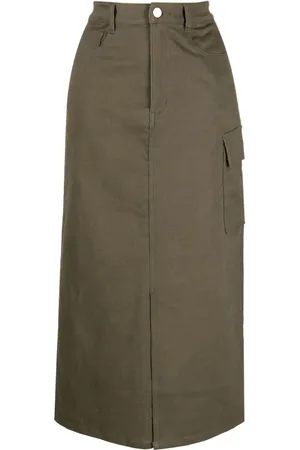B+AB High-waisted midi skirt