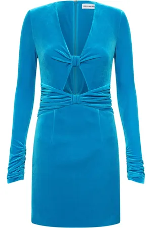 Rebecca Vallance Bernadette cut-out velvet minidress