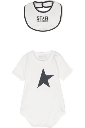 Golden Goose Star print babygrow