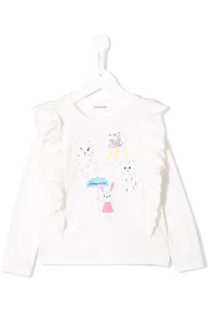 Simonetta Ruffled long sleeve top