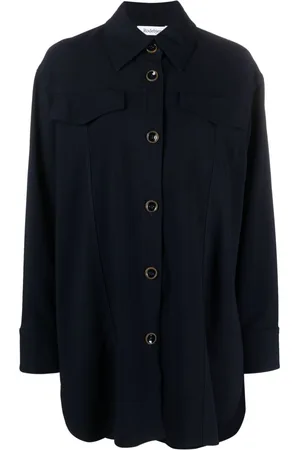 Rodebjer Pointed-collar button-up shirt