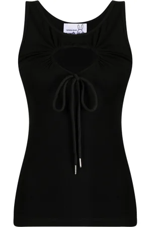 Natasha Zinko Heart cut-out sleeveless tank top