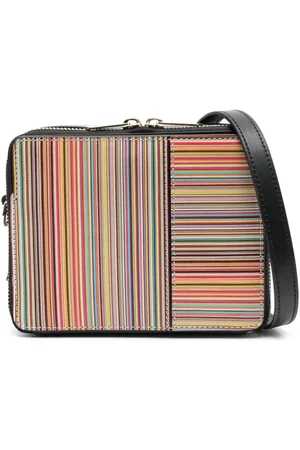 Paul Smith Signature Stripe leather crossbody bag