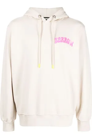 BARROW Logo-print cotton hoodie