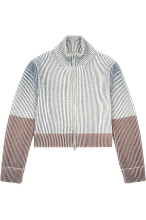 Maison Margiela Ribbed zip-up cardigan