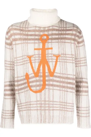 J.W.Anderson Anchor-jacquard checked jumper