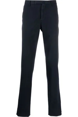 Incotex Pressed-crease slim-cut trousers