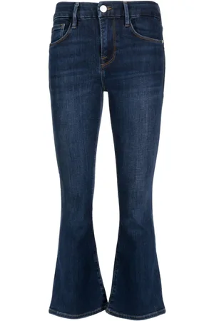 Frame Le Crop mid-rise bootcut jeans