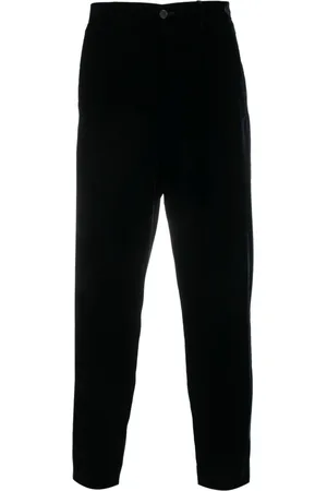 Giorgio Armani Straight-leg velvet trousers