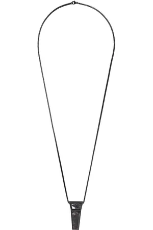 Rick Owens Trunk-crystal charm necklace
