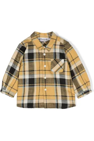 BONPOINT Check-pattern long-sleeve shirt